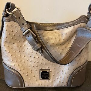 Dooney & Bourke metallic grey and dark grey Women's Bag